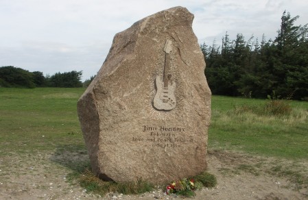 Hendrix-Gedenkstein